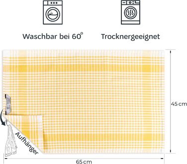 Набір із 10 кухонних рушників 45x65 см, різнокольорові LAYNENBURG