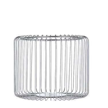 Кошик L 20 х 25 см срібляста матова Estra Blomus