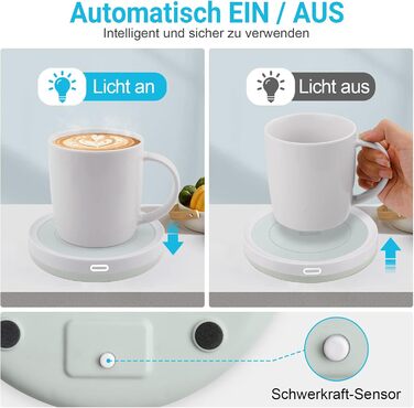 Електричний підігрівач для чашок 19 Вт, білий BESTINNKITS