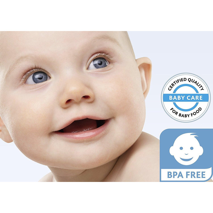 Набір контейнерів для зберігання харчових продуктів EMSA Clip & Close, прямокутні, 5 x 0,8 л, коробки для зберігання, 100 герметичні, придатні для миття в посудомийній машині, морозильної камери та мікрохвильової печі, прозорі, сині, зроблені в Німеччині,