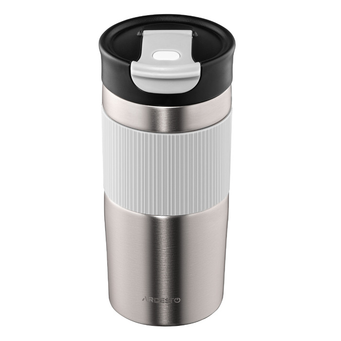 Термокружка ARDESTO Comfort 450 мл, нержавеющая сталь, серый