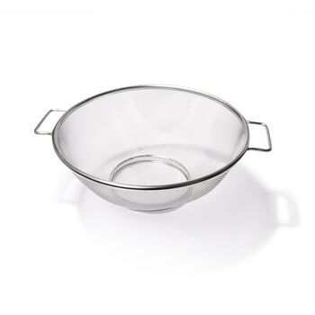 Друшляк сітчастий Fissman 26 см з двомя ручками (8528)