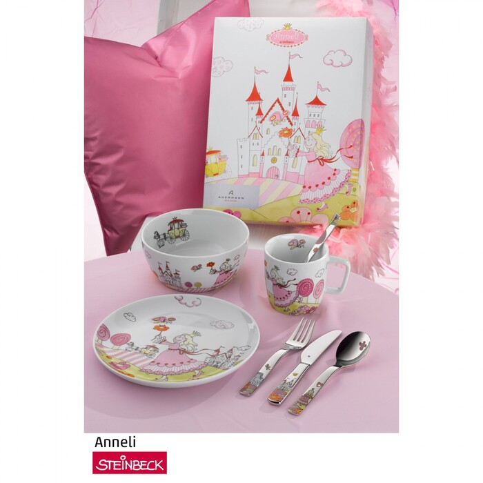 Набір дитячого посуду 6 предметів Prinzessin Anneli WMF