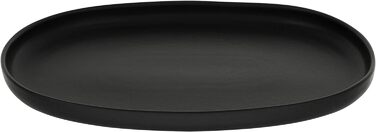 Набір посуду Uno серії з 16 предметів, комбінований набір з керамограніту (чорний, сервірувальне блюдо ), 22978