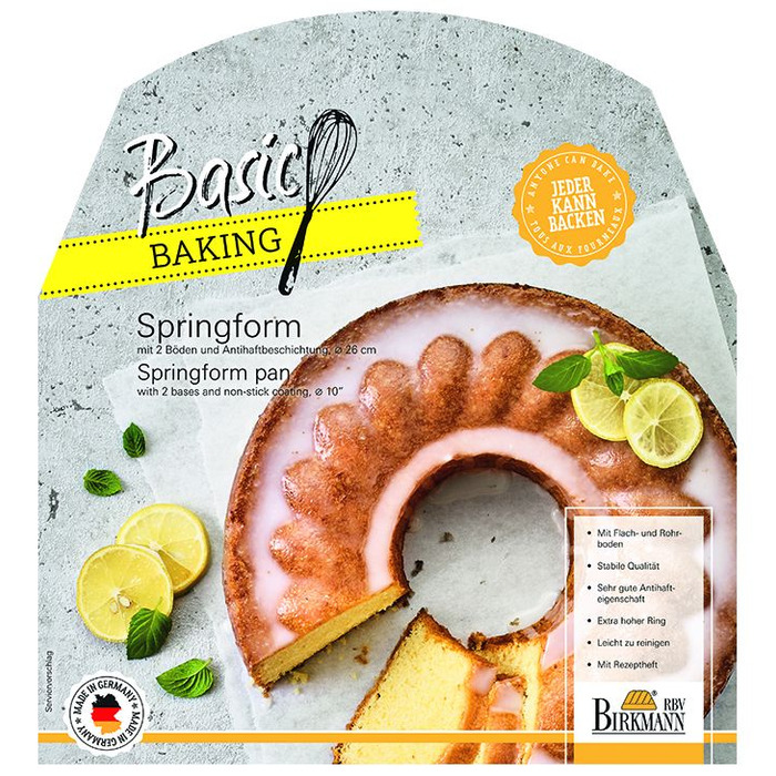 Форма для випічки розємна, 26 см, Basic Baking RBV Birkmann