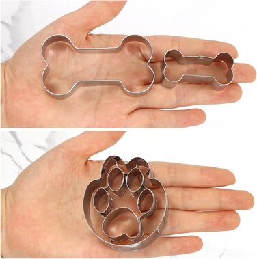 Різдвяні формочки для печива, набір формочок для печива гном Санта Клаус, формочка для печива з нержавіючої сталі у формі лося, формочка для печива з 4 головами лося, подарункові формочки для печива для випікання помадних тортів (барвиста тема A3)