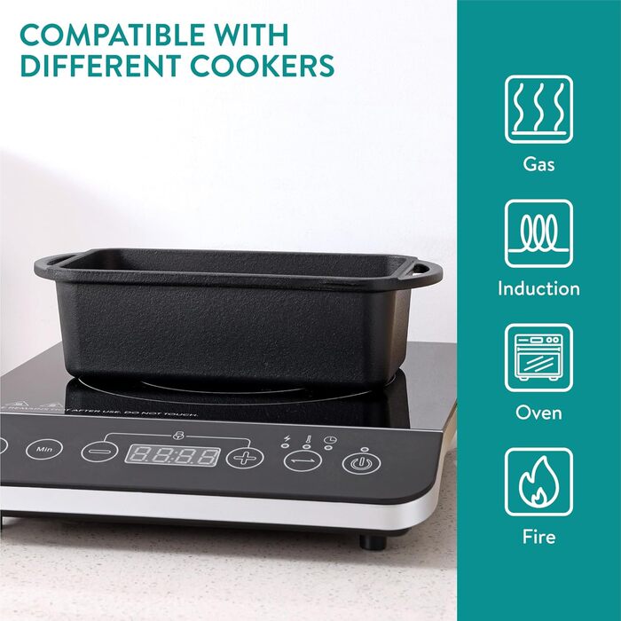 Чавунна форма для випікання хліба 26 см Navaris