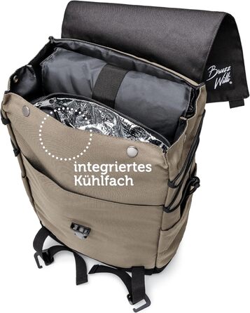 Мобільний газовий гриль на 50 мбар BRUZZ WILLI