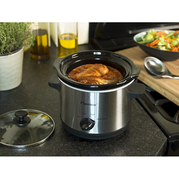 Мультиварка с керамической сковородой и стеклянной крышкой, 1,5 литра Bestron