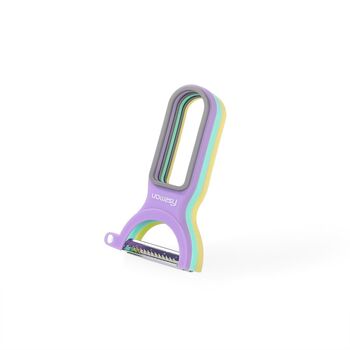 Набір з 3 ножів для чищення овочів Fissman Y-форма (8485)