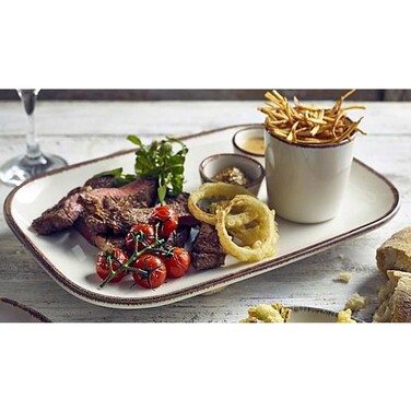 Соусник 6.5*3 см, 45 мл, сірий обідок, GenWare