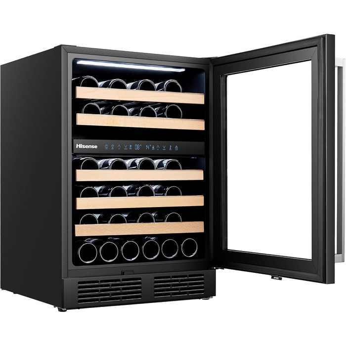 Винний холодильник до 46 пляшок Hisense