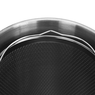 Каструля Fissman CAPELLINI зі вставкою-пароваркою та скляною кришкою16x21 см 3,5 л нержавіюча сталь (5369)