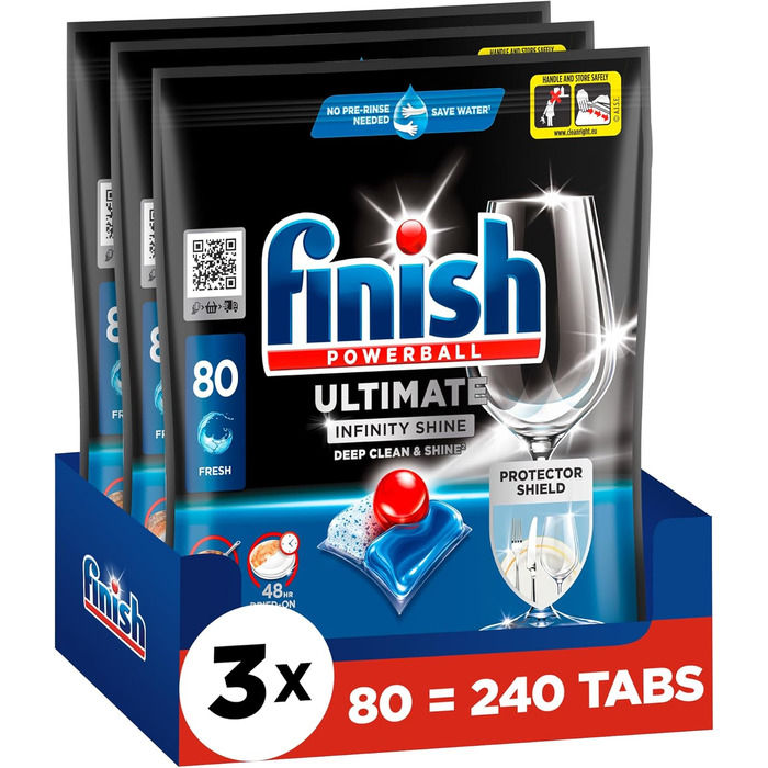 Таблетки для посудомийної машини 240 таблетками Finish