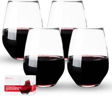 Універсальний набір кухлів із 6 предметів, кришталеве скло, Authentis Casual, 4800191 (4 універсальні кружки XXL)