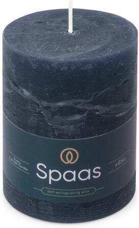 Свічки Spaas Rustic Pillar 80/110 мм 65 шт. - (темно-сині)