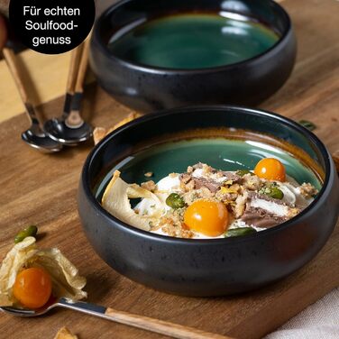 Набор из 18 предметов из керамогранита на 6 персон набор посуды из 6 обедов, маленькие, глубокие тарелки (4 маленькие миски)