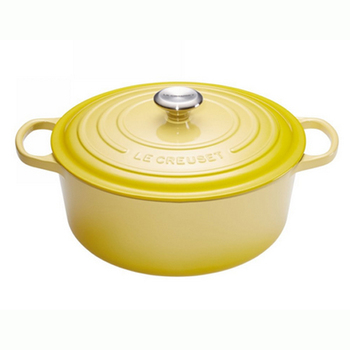 Каструля / жаровня з кришкою 22 см, жовтий Le Creuset