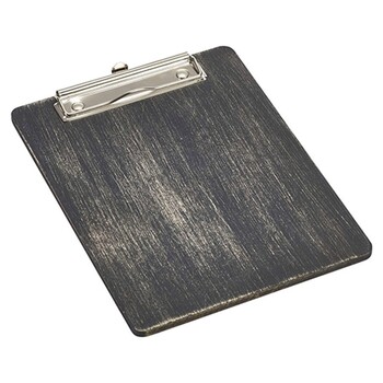 Меню-холдер 18.5*24.5*0.6 см, деревянный, черный, GenWare