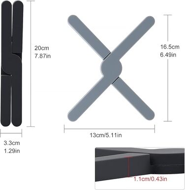 Силіконові підставки для каструль 4 предмети EXLECO