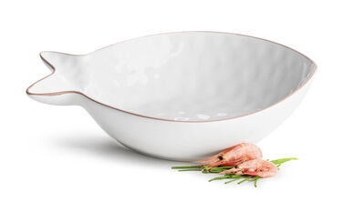 Піала для морепродуктів велика 31х26х7 см біла Sagaform