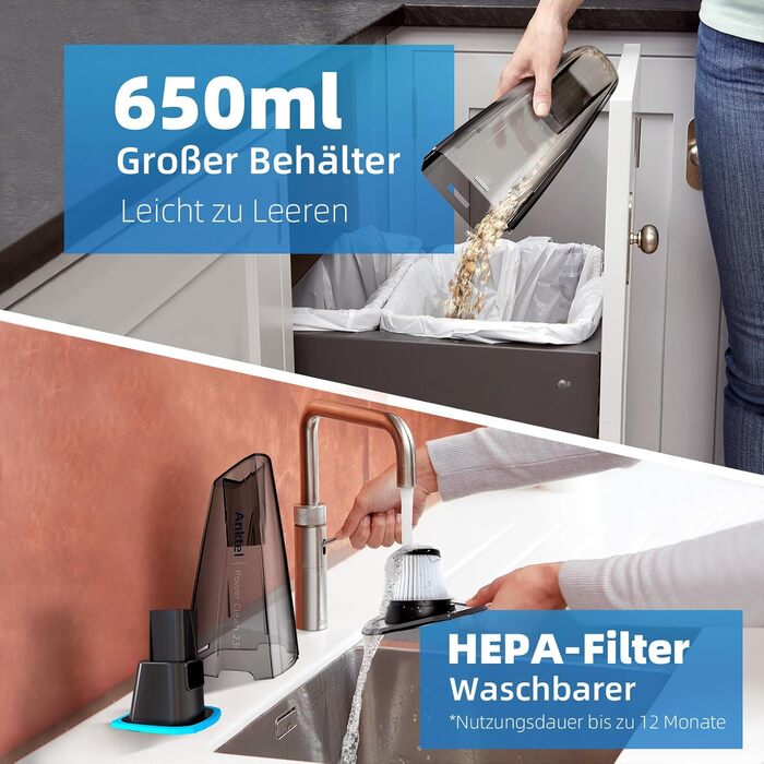 Ручний бездротовий пилосос 100 Вт Anktel