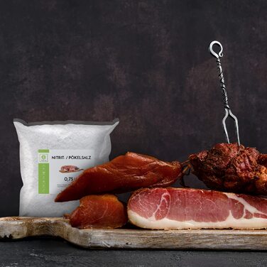 Дрібнозерниста сіль для копчення з нітриту натрію 750 г Fuduu.de