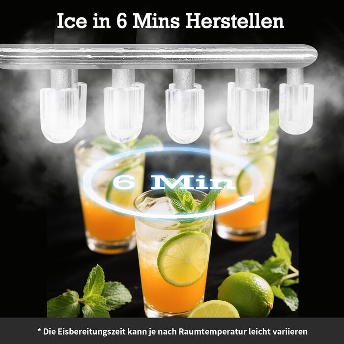 Льдогенератор 1,5 л 130 Вт Aigostar