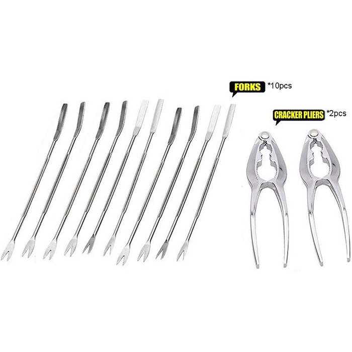 Набір інструментів для морепродуктів з 12 предметів Artcome