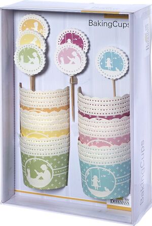 Набір прикрас для випічки, 24 шт, 7 см, Vintage Memories RBV Birkmann