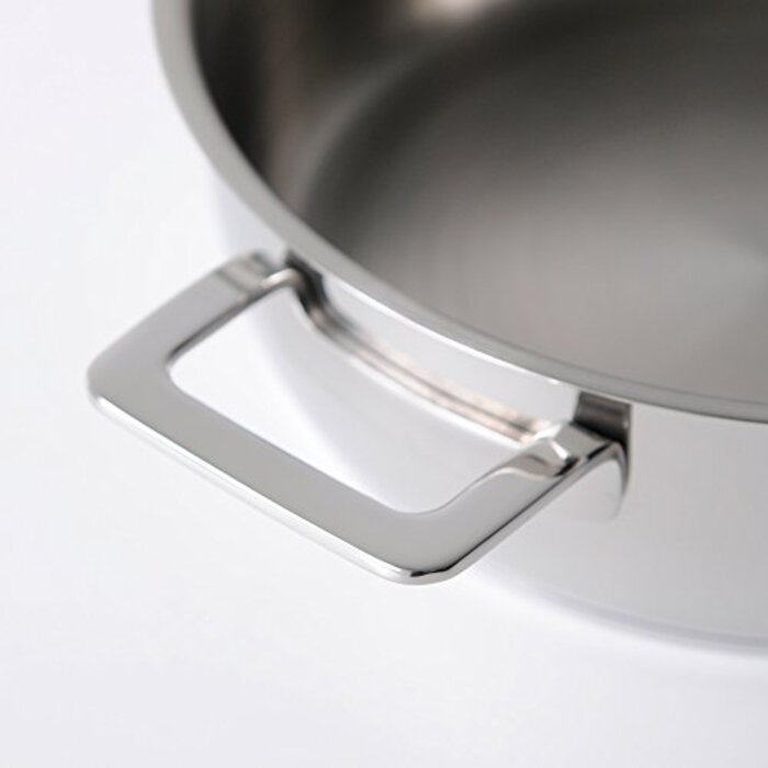 Кастрюля с двумя ручками 24 см 3,4 л металлик Pots & Pans Alessi