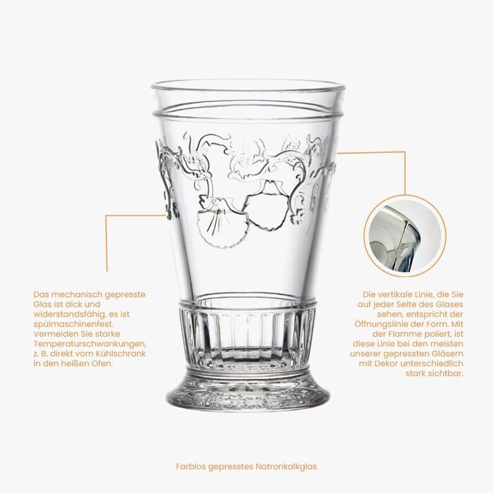 Набір келихів із 6 шт. 340 мл La Rochère