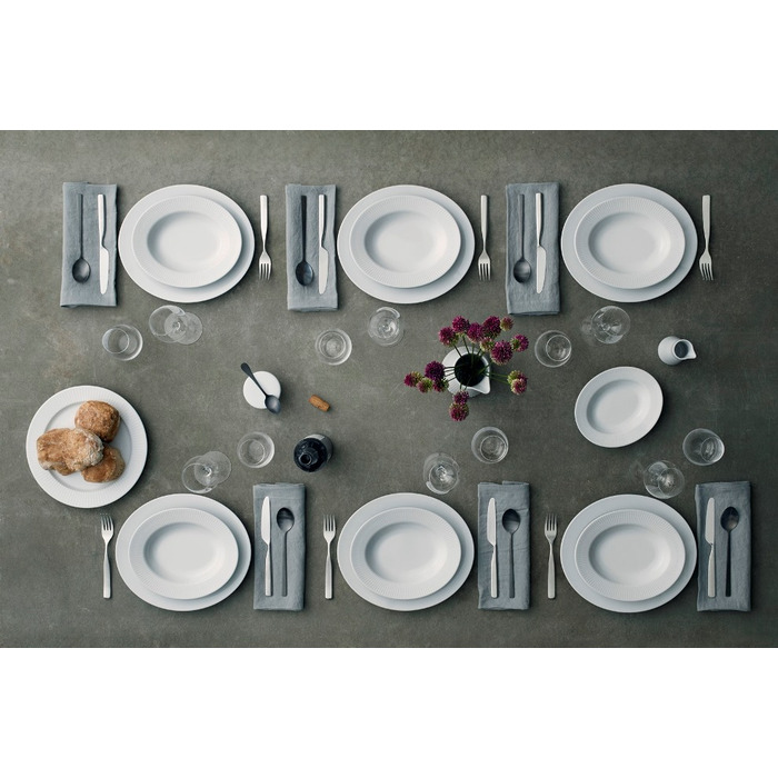 Тарілка Ø 31 см біла Legio Nova Eva Solo