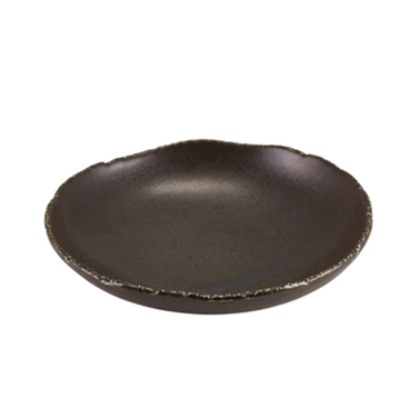 Миска глибока кругла 20*h 5.3 см, 580 мл, Terra Porcelain Roko Cinder Black, GenWare