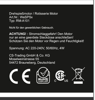 Вертел для гриля Weber 57 см BBQ-Toro