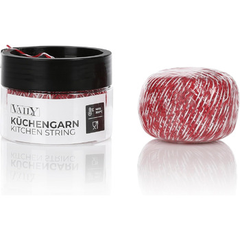 Шпагат для мяса, птиці, ковбаси в дозаторі, 2 клубка по 100 м, червоно-білий Vaily