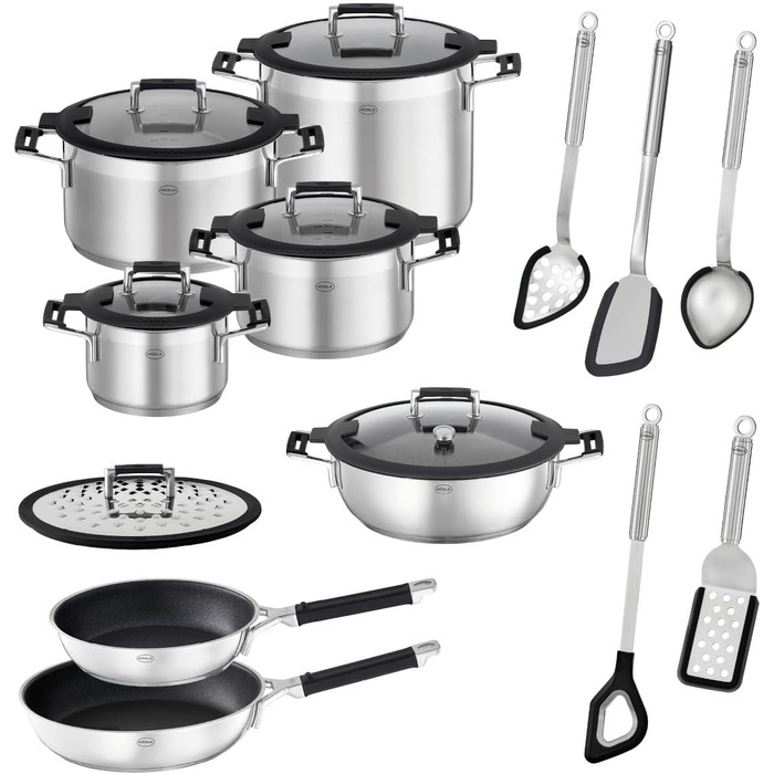 Набор кухонной посуды 18 предметов Silence Pro Rosle
