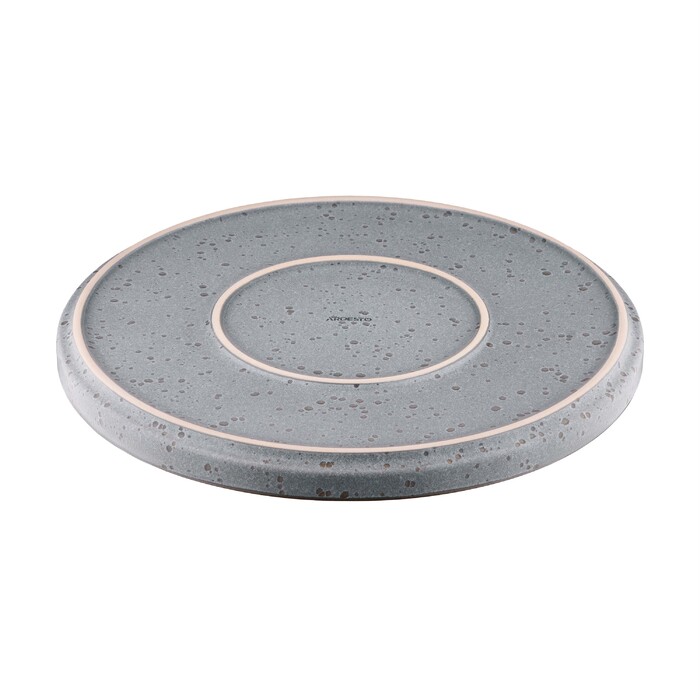 ARDESTO Тарілка обідня Fasano, 26см, кераміка, сірий