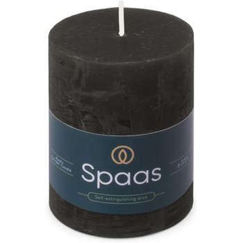 Свічка Spaas Rustic Pillar 70/95 мм 35 шт. - світло-рожева (чорна)