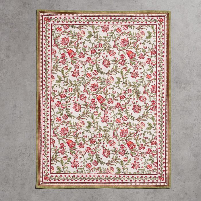 Набір з 3 багатоцільових кухонних рушників Maison d&39 Hermine Rural Christmas, 100 бавовна Барні рушники День подяки/Різдво (50 см x 70 см) (13 - Reveillon Au Jardin)