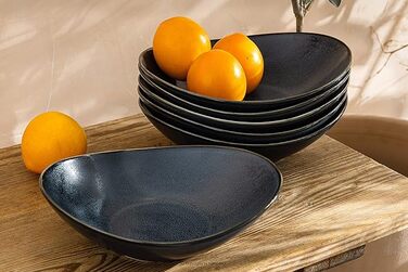 Набор глубоких тарелок на 6 человек, фарфор, 450 мл Konsimo