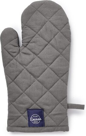 Рукавички для кухні Encasa Homes Extra Long для духовки та мікрохвильової печі (2 шт.) - Силіконові, сріблясті, термостійкі - Захищають руки від гарячого обладнання - (18 x 30 см, сірі)
