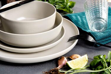 Тарілки для сніданку/десертні на 6 персон, 6 тарілок 20 см Konsimo