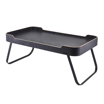 Піднос 59*30*23 см з ніжками, чорний шпон, GenWare