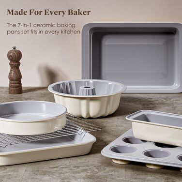 Набір керамічних форм для випічки з антипригарним покриттям 7 шт. RIOVARM