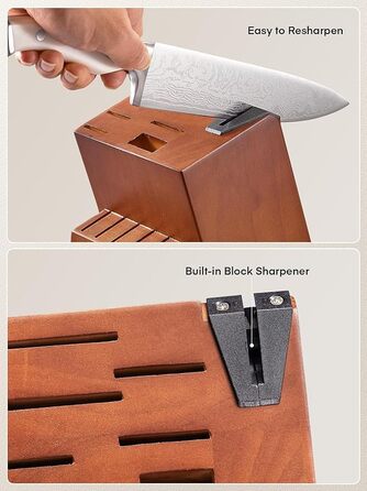 Блок ножей 14 предметов из нержавеющей стали D.Perlla