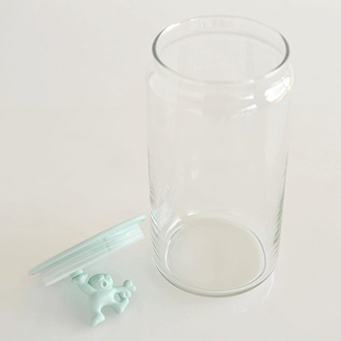 Ємність для зберігання 1,4 л прозора / мятна Gianni Alessi