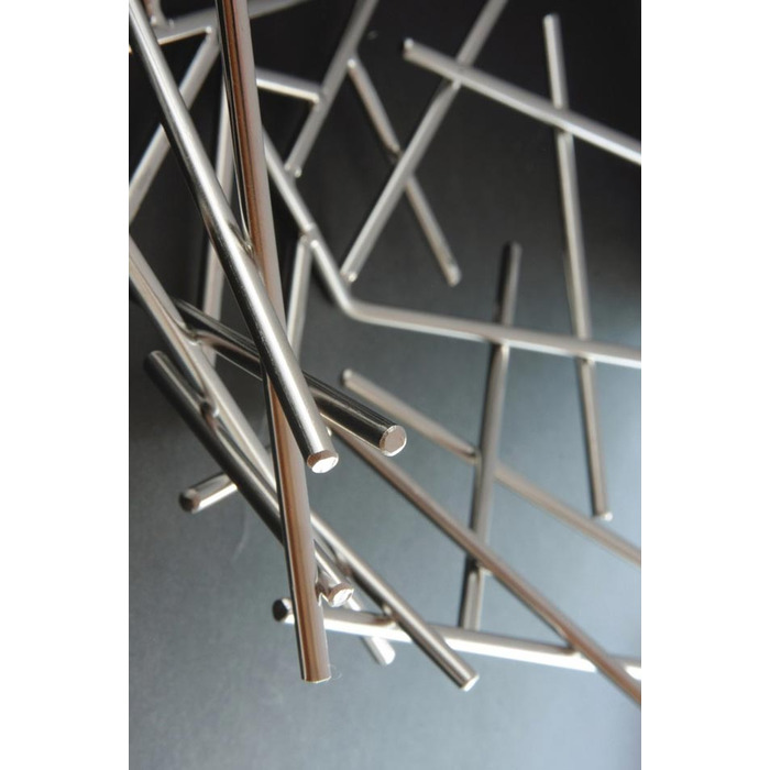 Блюдо 33х10,5х32 см металлик Blow Up Alessi