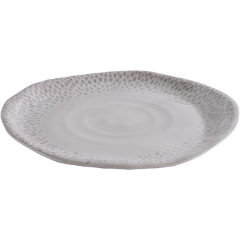 Тарілка меламінова 26,5 см біло-сіра FOOTMARK APS
