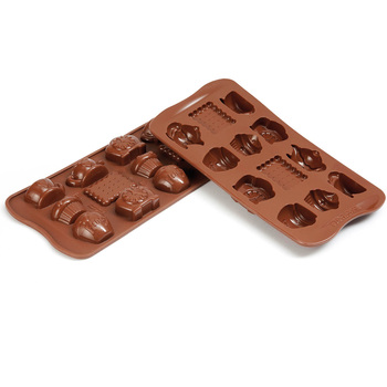 SCG17 Форма силіконова для шоколаду 'чаювання' 43,6х29х15 мм